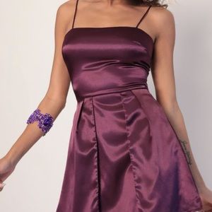 Lucy in the Sky romper dress plum